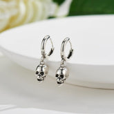 Sterling Silver Earrings Skull, Best-selling Skull Stud Earrings For Women - Wonder Skull